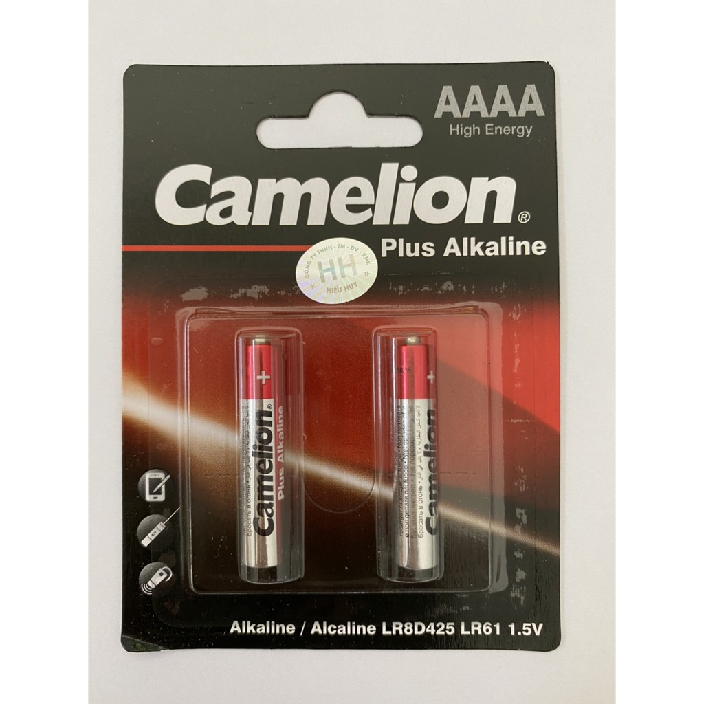 Pin AAAA  E96 1.5V Energizer, Camelion alkaline Chính Hãng - vỉ 2 viên
