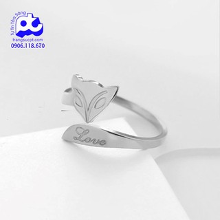 Nhẫn titan nữ giá không tưởng rẻ nhất tại HCM không đen - NNU104