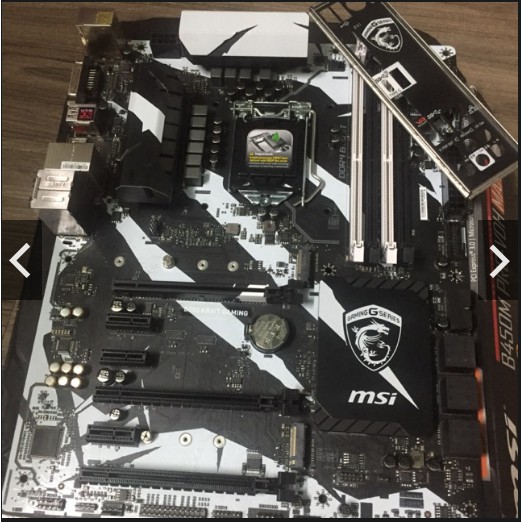 Mainboard B250 MSI Krait Gaming nguyên zin, có chặn đã mod chạy được i3 8100,i3 9100f