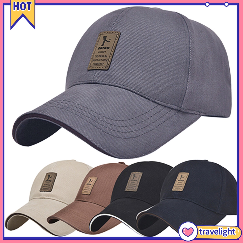 [Travelight] Mũ lưỡi trai cotton chống tia uv thiết kế thời trang phong cách mùa hè cho nam