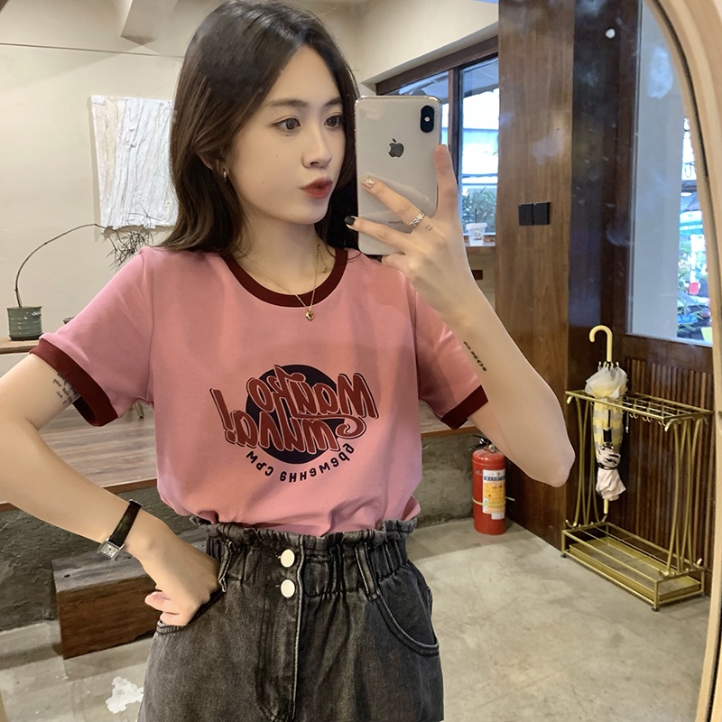 Áo Thun Nữ Tay Ngắn In Họa Tiết 51447