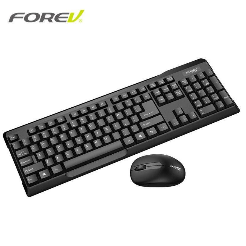 Bộ Bàn Phím Chuột Không Dây Forev FV300 Chống Nước- Hàng Chính Hãng