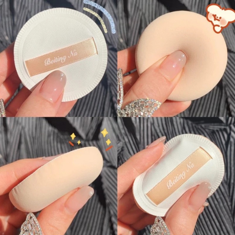 [Hàng mới về] Mút đánh phấn cotton màu kẹo siêu mềm