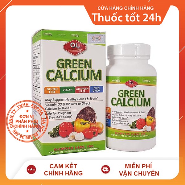 Green Calcium – Bổ sung canxi hữu cơ cho bà bầu, trẻ em, người lớn