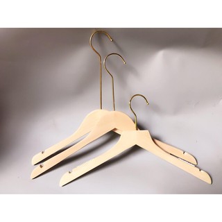 Móc áo gỗ treo quần áo shop người lớn, móc áo gỗ mộc