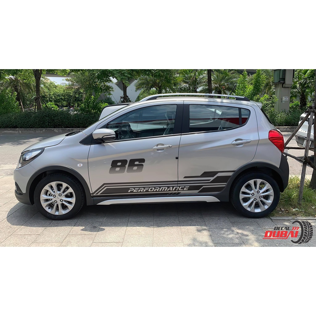 Decal dán thể thao xe Fadil 86 đẹp
