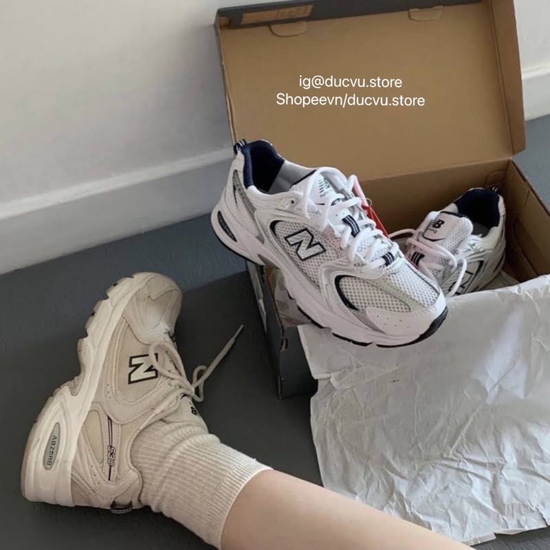GIÀY NEW.BALANCE 530 CREAM AND GREY [ BẢN NÂNG CẤP ]