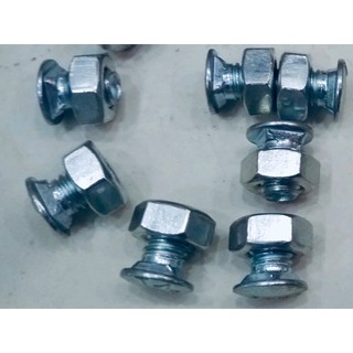 [Ốc V lỗ] 100 con ốc và bù lon bắt sắt V lỗ dùng với bass kệ, sắt V lỗ lắp ráp kệ sắt V lỗ đa năng