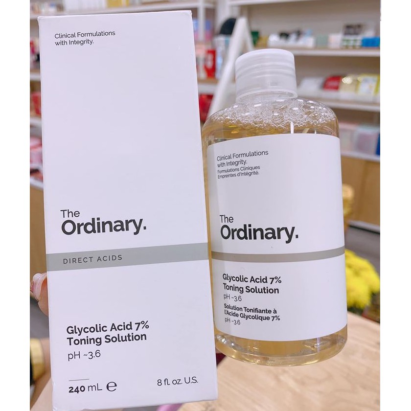 Toner The Ordinary Glycolic Acid 7% 240ml Toning Solution Tẩy Da Chết