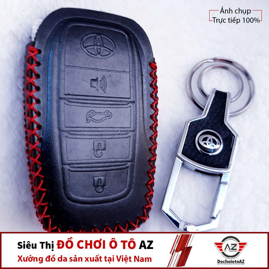 Bao Da Bọc Chìa Khóa Thông Minh Toyota 4 Nút (Camry, Fortuner)