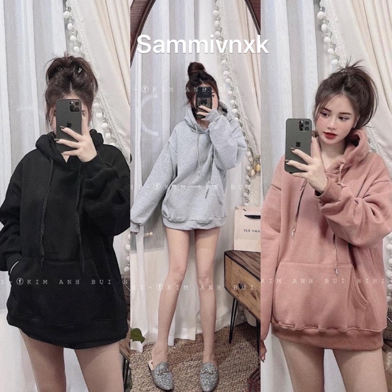 Áo nỉ bông hoodie nữ tay dài💋 Free ship