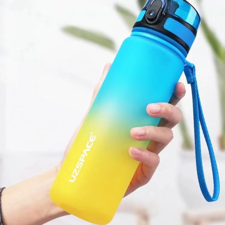 Uzspace Bình Nước Thể Thao Màu Gradient Độc Đáo 300/500/1000/1500ml