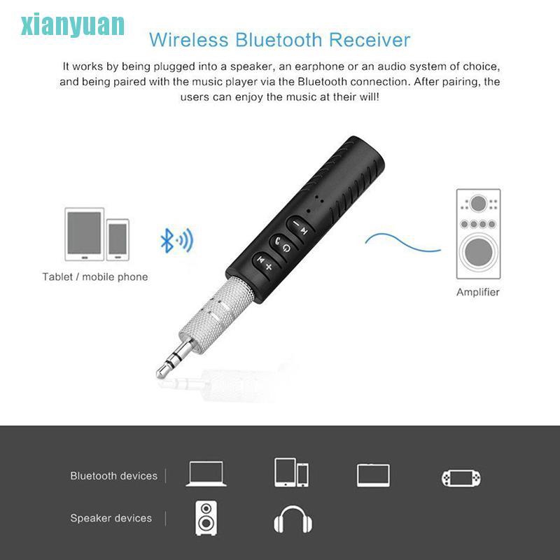 Thiết Bị Thu Phát Tín Hiệu Âm Thanh Kết Nối Bluetooth Jack Cắm 3.5mm Cho Xe Hơi | BigBuy360 - bigbuy360.vn