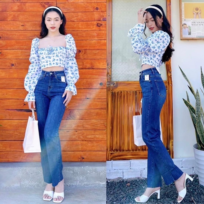Quần Jeans Suông Xuất Xịn Siêu Sang khách ơi ♥️