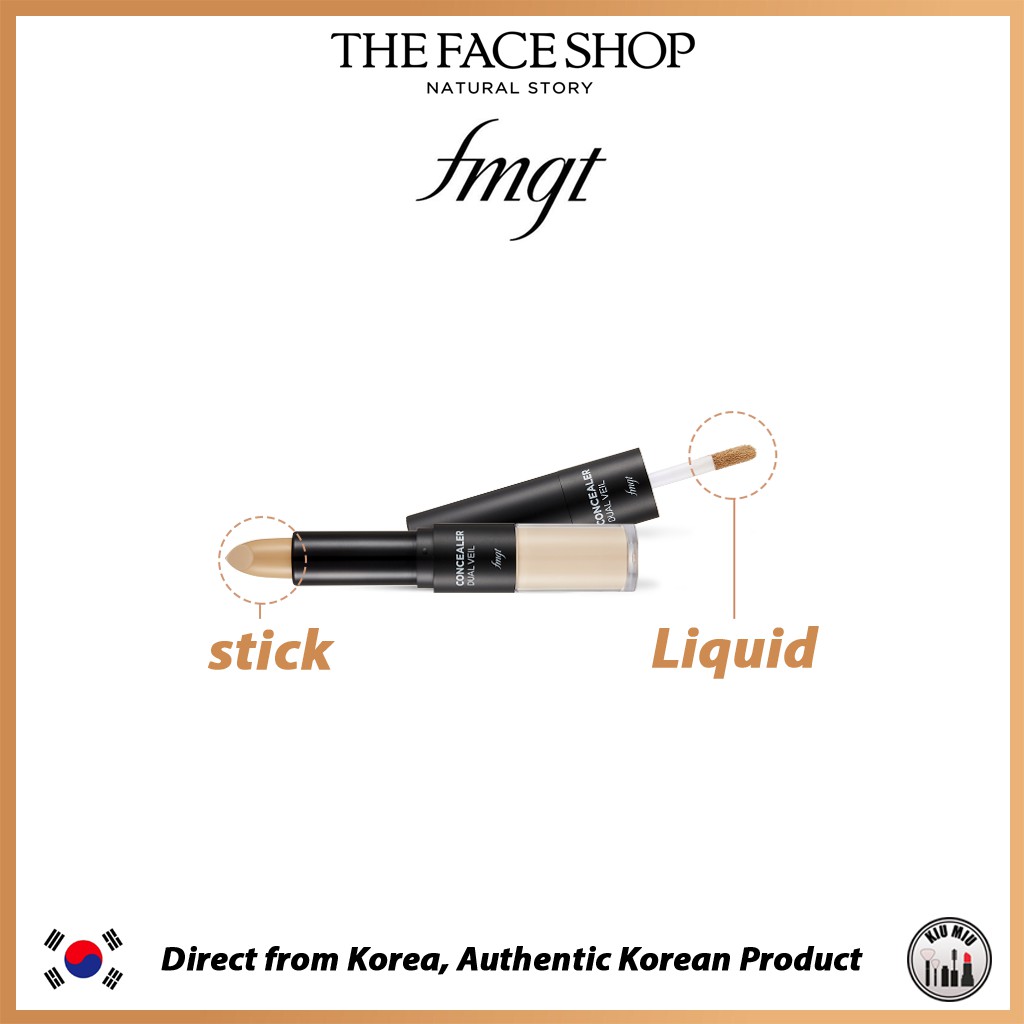 THE FACE SHOP fmgt DUAL VEIL CONCEALER EX * ORIGINAL KOREA *