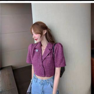 [Order] Áo croptop dáng blazer kiểu Hàn Quốc