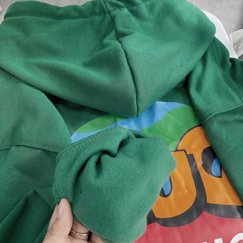 [sẵn] Áo Hoodie Form Rộng Xanh Rêu APPALLED PQK [nam nữ mặc ] | BigBuy360 - bigbuy360.vn