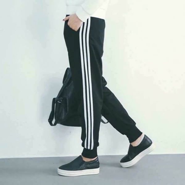 QUẦN JOGGER THUN PHỐI 3 SỌC