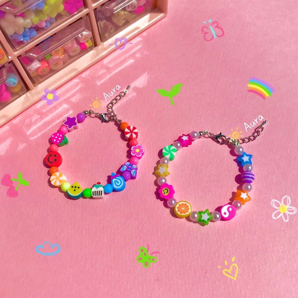 Vòng tay Mix color Handmade bởi Aura