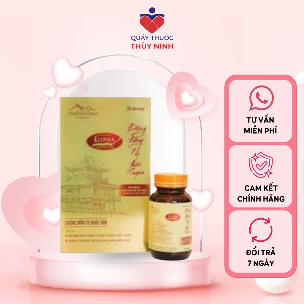 Viên Nang Đông Trùng Hạ Thảo Sapa - TRAPHACOSAPA - Hộp 28 viên - Elipha Cordyceps 1234524