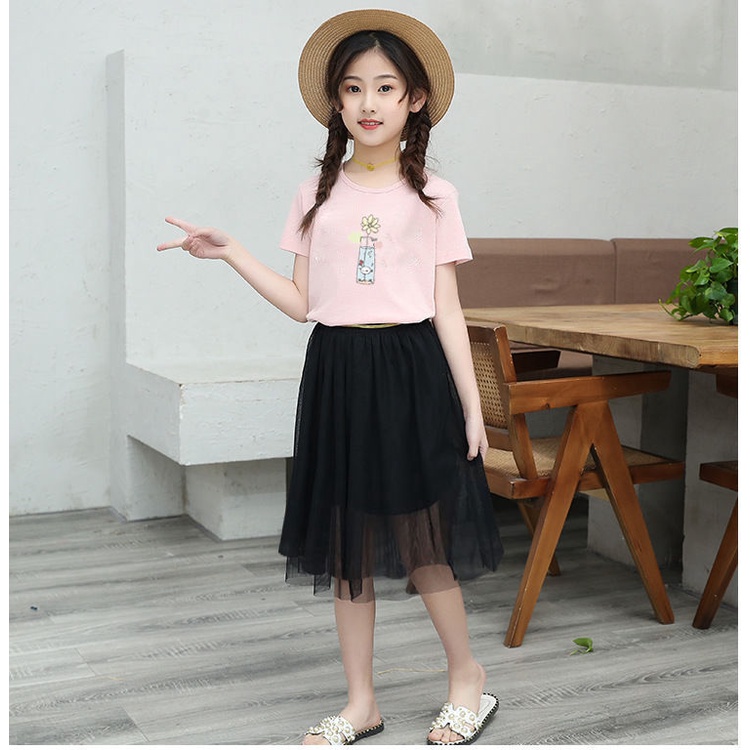 Chân Váy Lưới Công Chúa Thời Trang Xuân Hè Xinh Xắn Cho Bé Gái