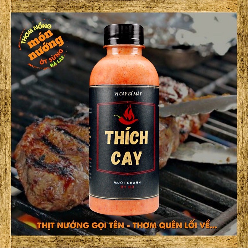 Nước chấm Ớt Sừng thơm dịu, vị chanh cho hải sản, thịt nướng 250ml Thích Cay Fresh Sauce