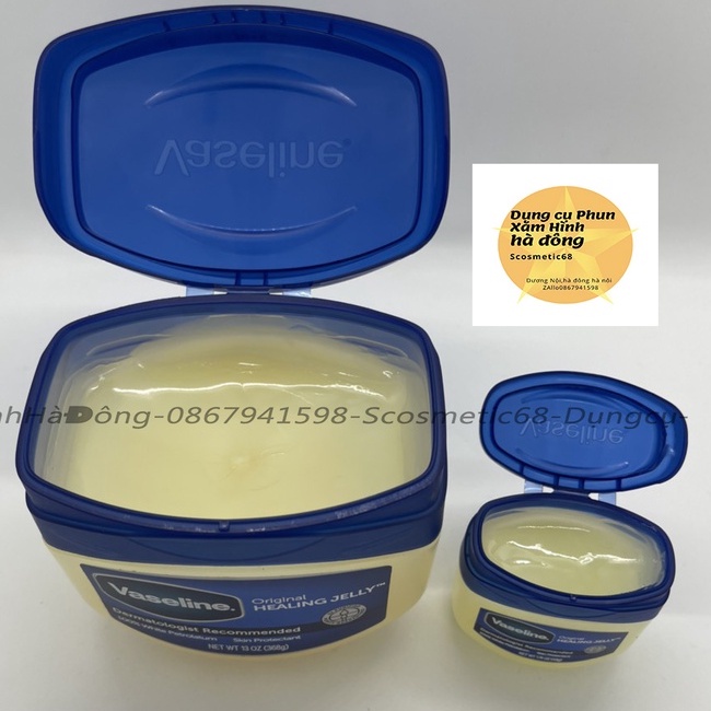 Dưỡng ẩm vaseline 49g,sáp dưỡng đa năng Vaseline Pure Petroleum Jelly Original 368g /scosmetic68