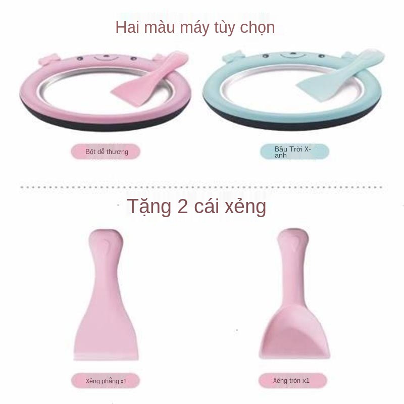 Chuyên bán máy làm sữa chua chiên đá gia dụng mini trẻ em kem cháo bào