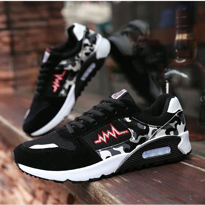 Giầy nam Sneaker Họa Tiết