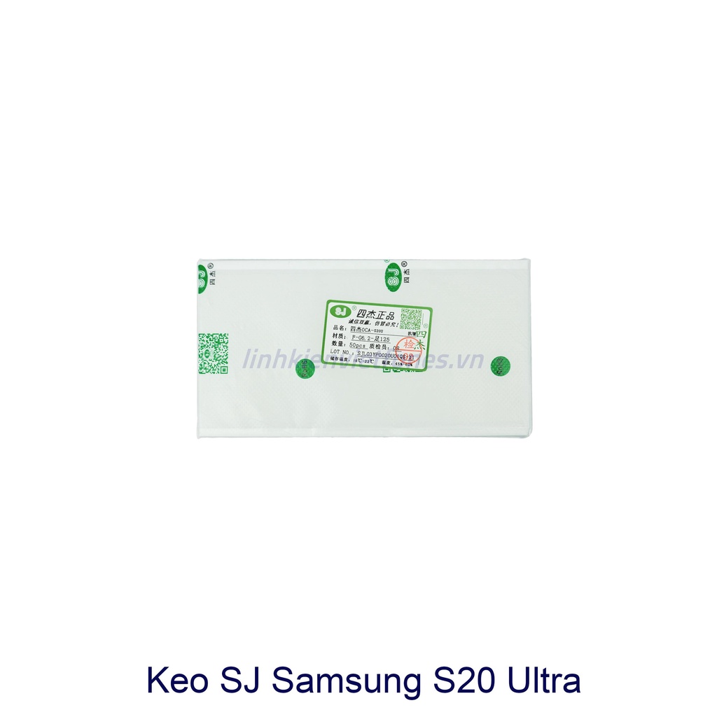 5 Miếng Keo SJ SS S20/ S20 Plus/ S20 Ultra (125u)