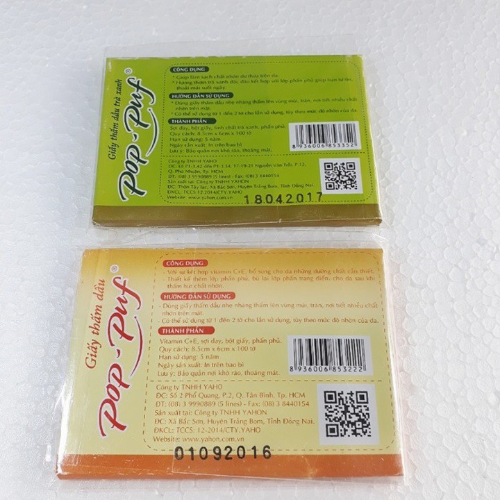 GIẤY THẤM DẦU POP - PUF 100 TỜ | BigBuy360 - bigbuy360.vn