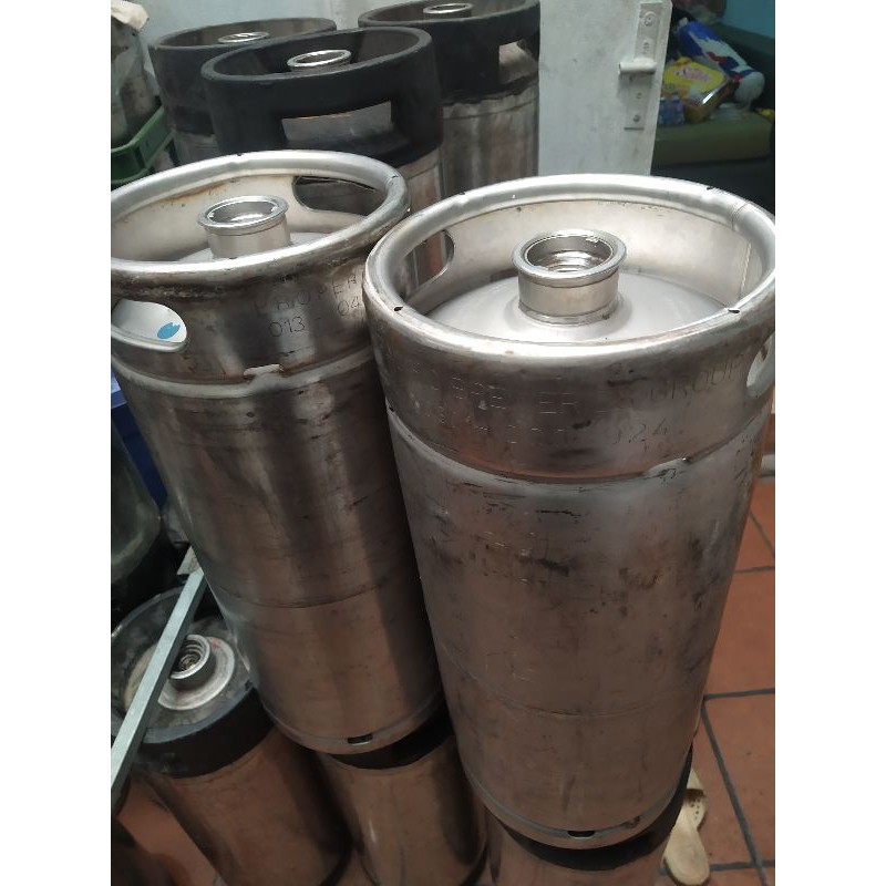 Keg bia 20 lít inox Slim