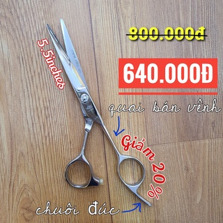 Kéo cắt tóc Viko [Chính hãng] Kéo cắt SP355 Thép Nhật size 5.5inches thumbnail