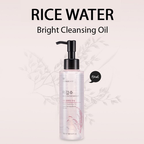 Dầu tẩy trang chiết xuất gạo The Face Shop Rice Water Bright Light Cleansing Oil