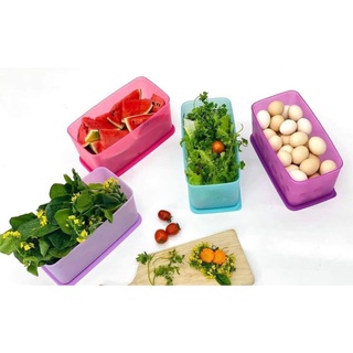 Bộ hộp trữ mát Tupperware 4 hôp 3.1l