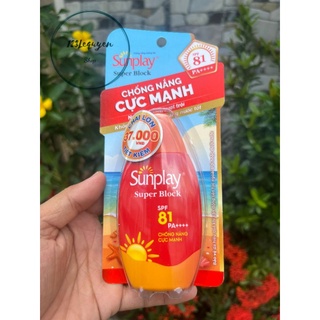 (Tuýp siêu bự)Sữa Chống Nắng Cực Mạnh Sunplay Super Block SPF 81, PA++++ 70g