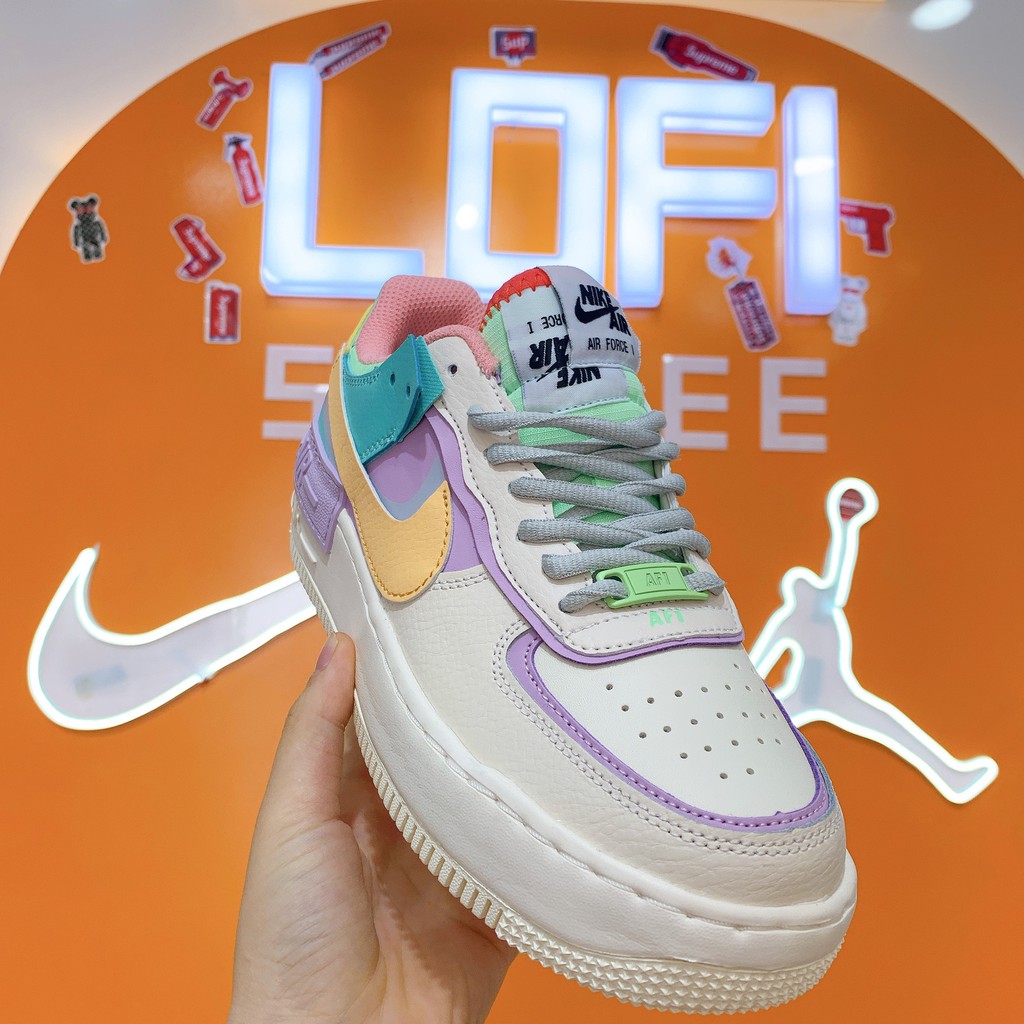 Giày Sneaker AF1 Shadow 7 màu [ẢNH THẬT] Giày Thể Thao Nam Nữ Hot Trend