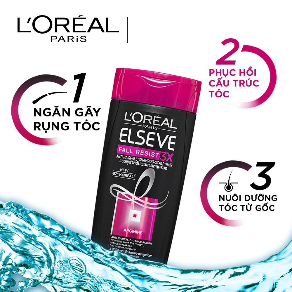 ❤️CHÍNH HÃNG❤️DẦU GỘI L'OREAL NGĂN RỤNG TÓC FR3X 170ML