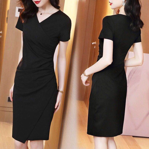 Chuyên nghiệp kiểu dáng đầm nữ tay ngắn phong cách hàn quốc dự tiệc mùa xuân | BigBuy360 - bigbuy360.vn