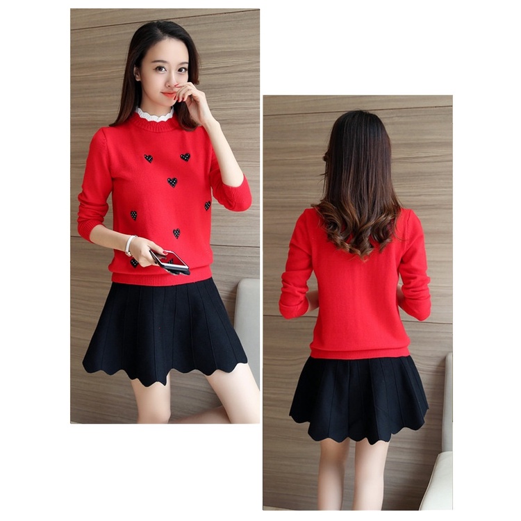 {Sẵn hàng} Áo Len Nữ ❤️ FREESHIP ❤️ Áo Len Nữ Đẹp, Chất Len Mềm Mịn, Không Xù - Quảng Châu (ảnh thật)