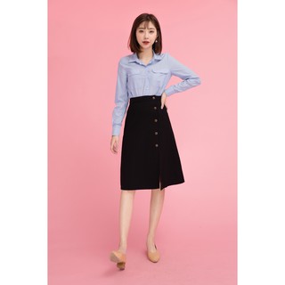 Áo sơ mi dài tay cổ đúc - 92wear