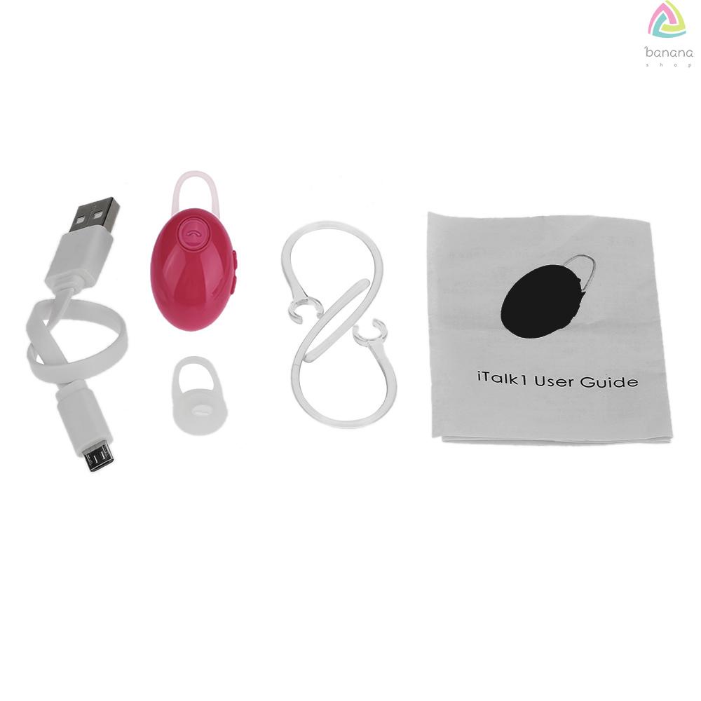 Tai nghe bluetooth 4.1 không dây BAG iTalk1 có mic cho iPhone 6S 6 iPad LG S6 Note 5