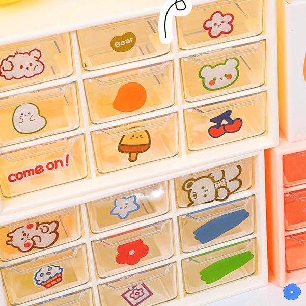 Miếng Sticker Chống Nước PVC Hình Gấu Xinh Xắn | BigBuy360 - bigbuy360.vn