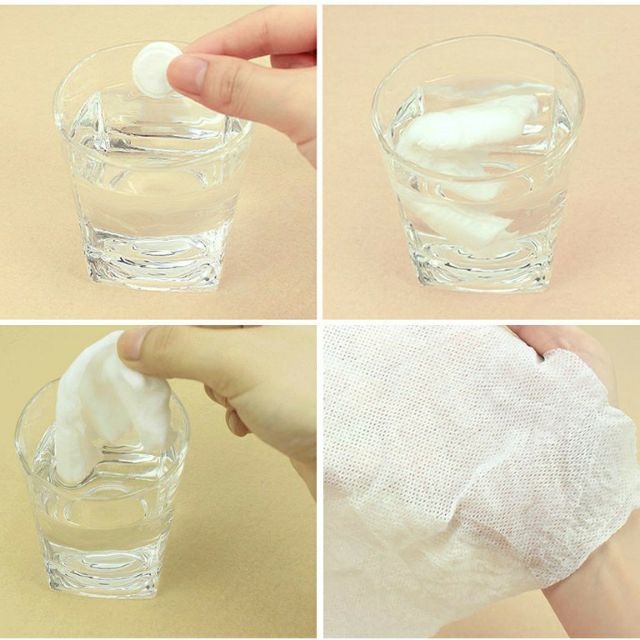 gói 20  viên Khăn giấy dạng nén hình viên kẹo | BigBuy360 - bigbuy360.vn