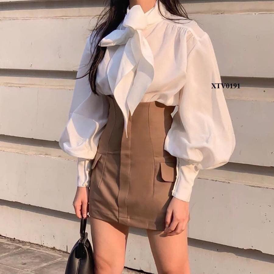 Chân Váy Chữ A Nữ Lưng Cạp Cao Túi Sườn Khoe Eo Phong Cách Hàn Quốc Mix Đồ Đi Làm, Đi Học, Đi Chơi Cực Xinh Hot | BigBuy360 - bigbuy360.vn