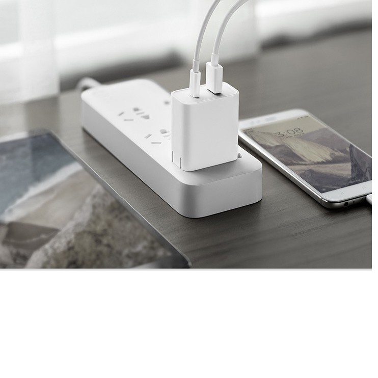Củ sạc nhanh Xiaomi 1 USB-A Quick Charge 3.0 / 1 USB-C Power Delivery (1A1C) AD16ZM - Max 30W
