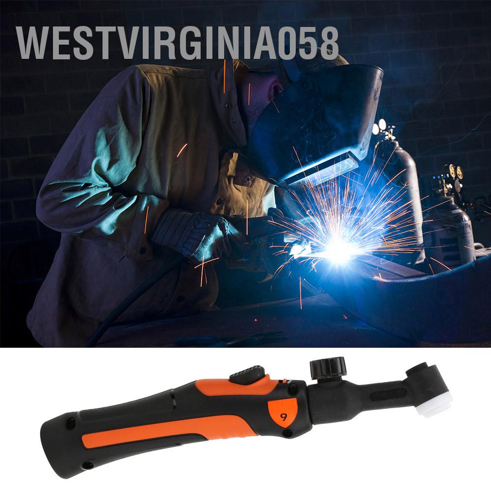 Westvirginia058 TIG Welding Torch Consumables Flexible Head Body Collet Ceramic Nozzle Long Back Cap Set