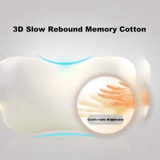 Car Headrest Neck Pillow Sleeping Rest Memory Cotton(Black)