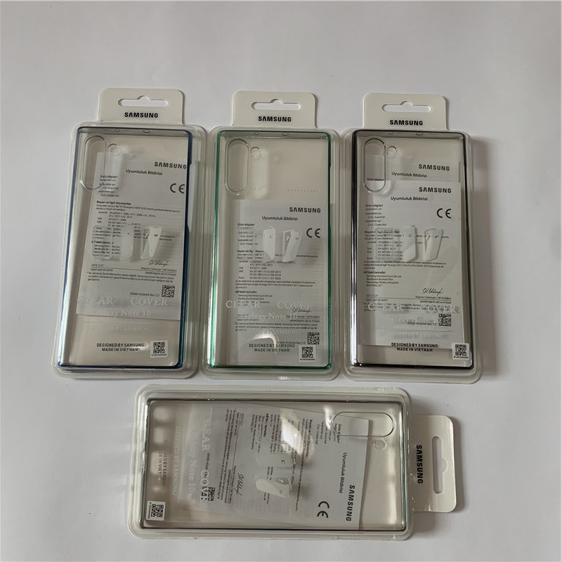 Official Original Samsung Galaxy Note 10 Ốp lưng Clear Case Note 10 Pro Slim Transparent Back COVER Note 10 Plus PC Clear Case