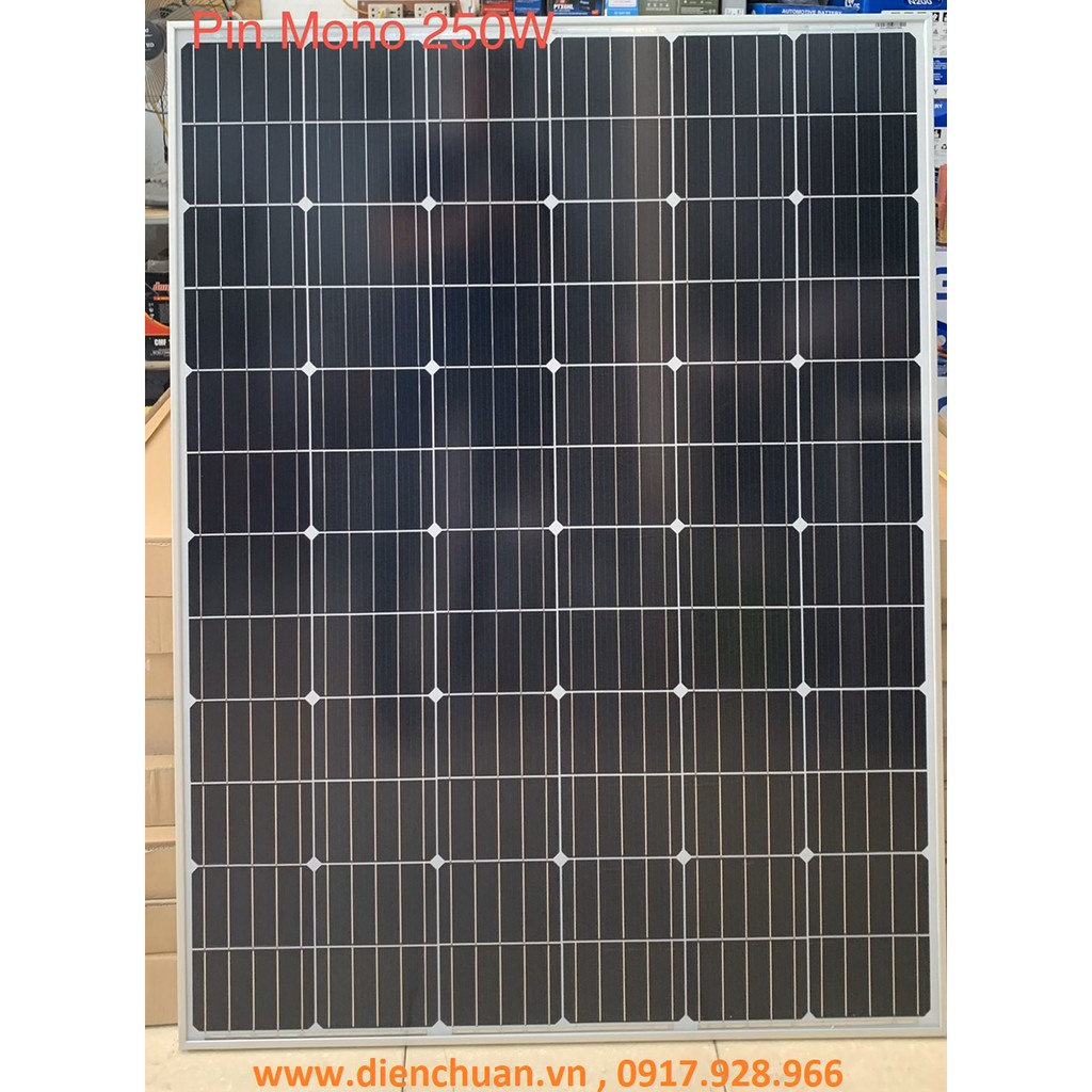Tấm pin năng lượng mặt trời Mono 250W 36V loại A tốt nhất